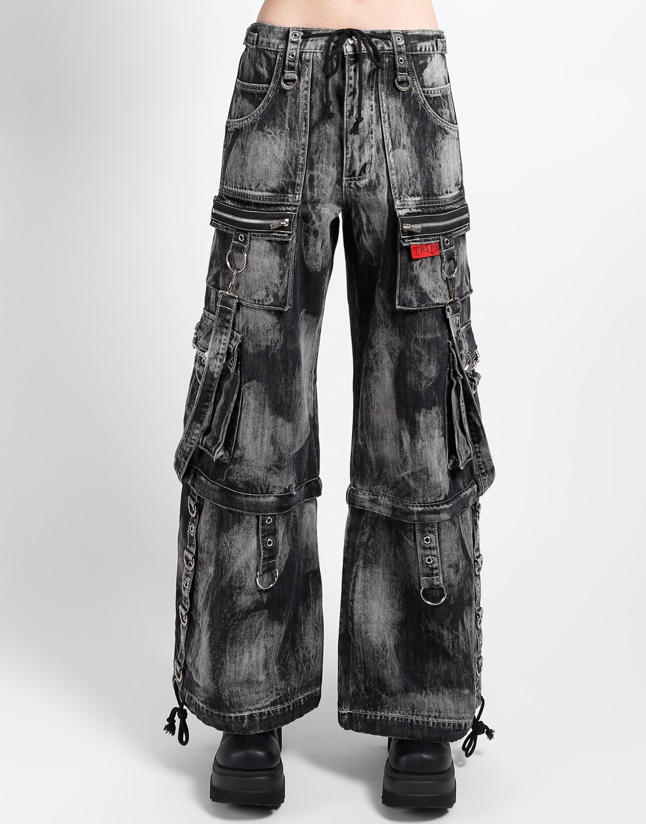 ZIP LOCK PANT CLOUD WASH BLACK DENIM