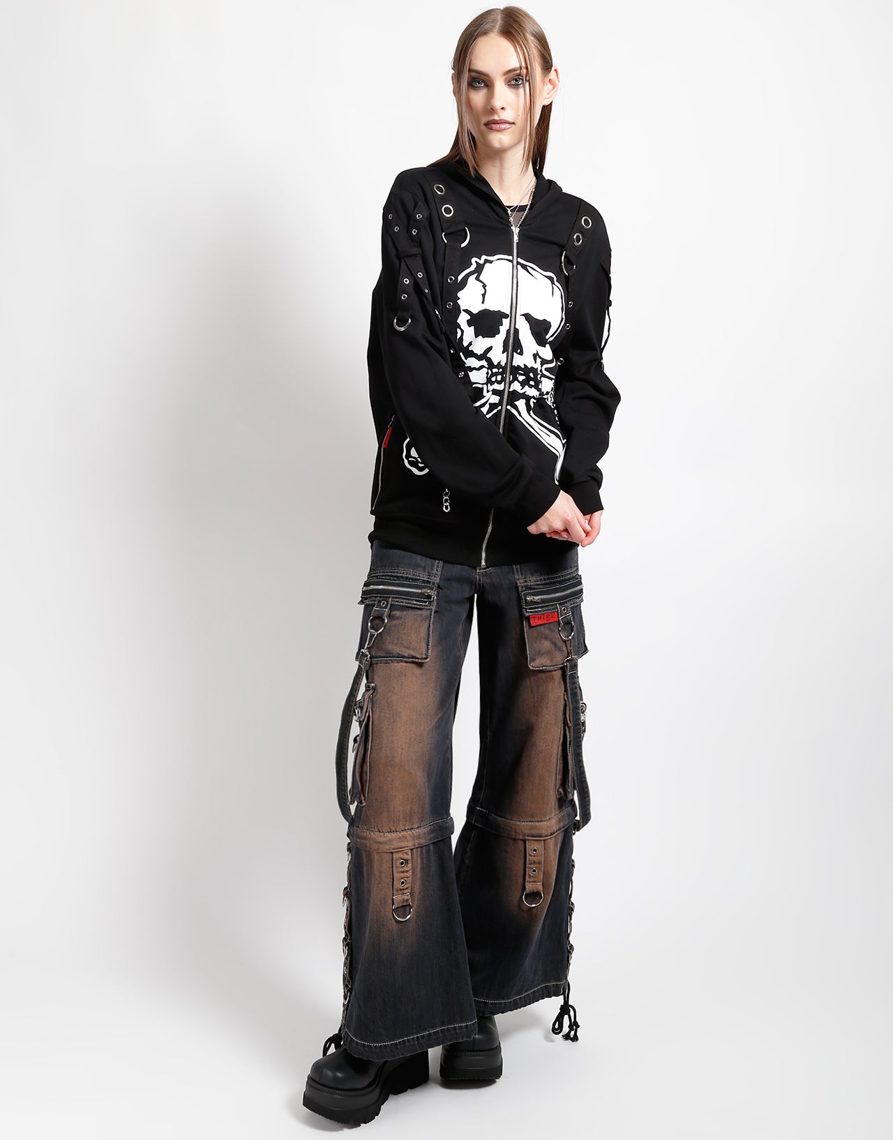 ZIP LOCK PANT DIRTY WASH BLUE DENIM – TRIPP NYC