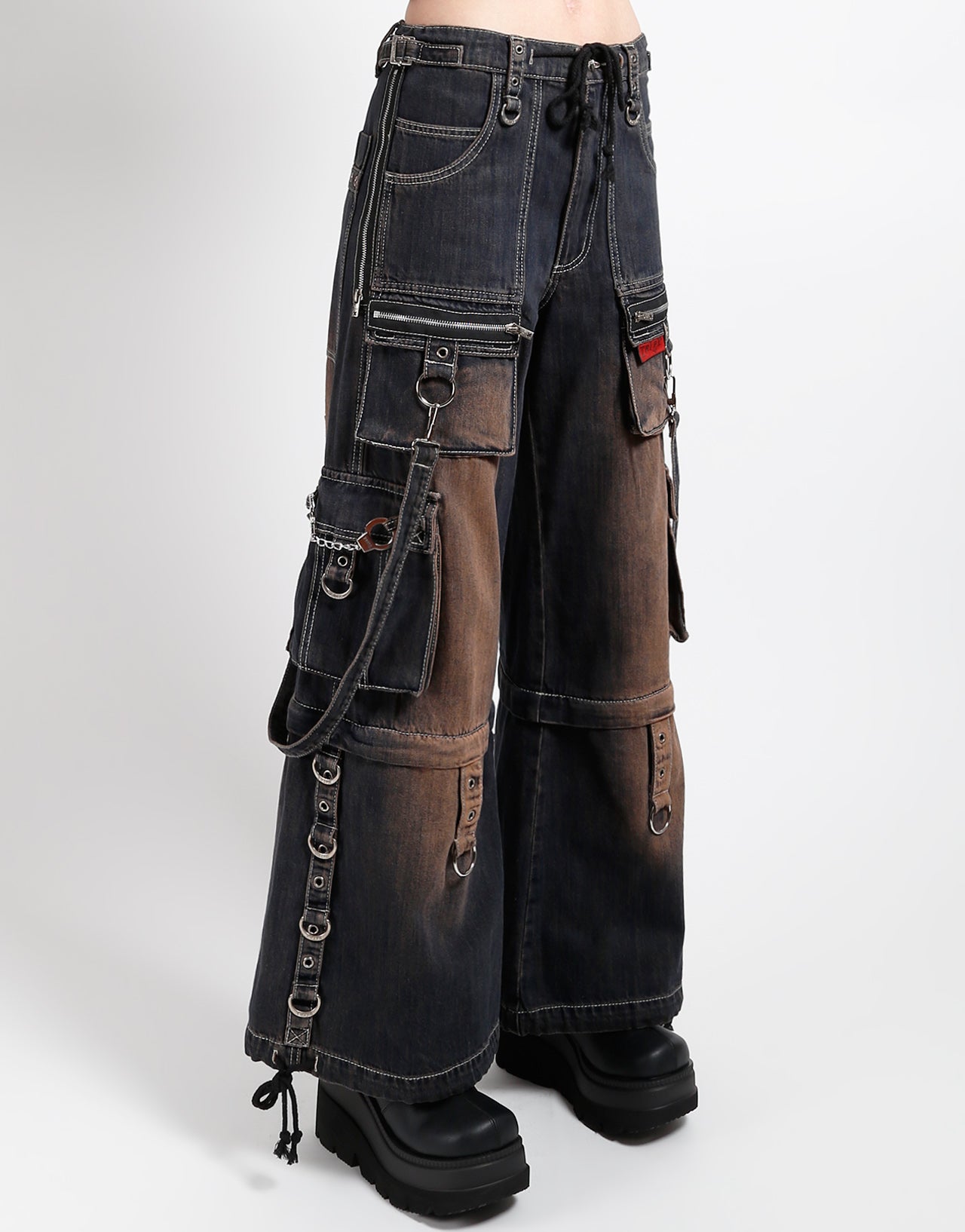 ZIP LOCK PANT DIRTY WASH BLUE DENIM – TRIPP NYC