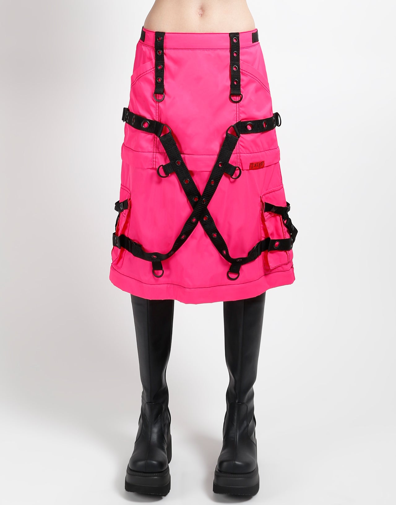 BRIEFING 新品　WS STITCHED 3D LOGO SKIRT M ZIP OFF MEGA NYLON SKIRT NEON LIME – TRIPP NYC