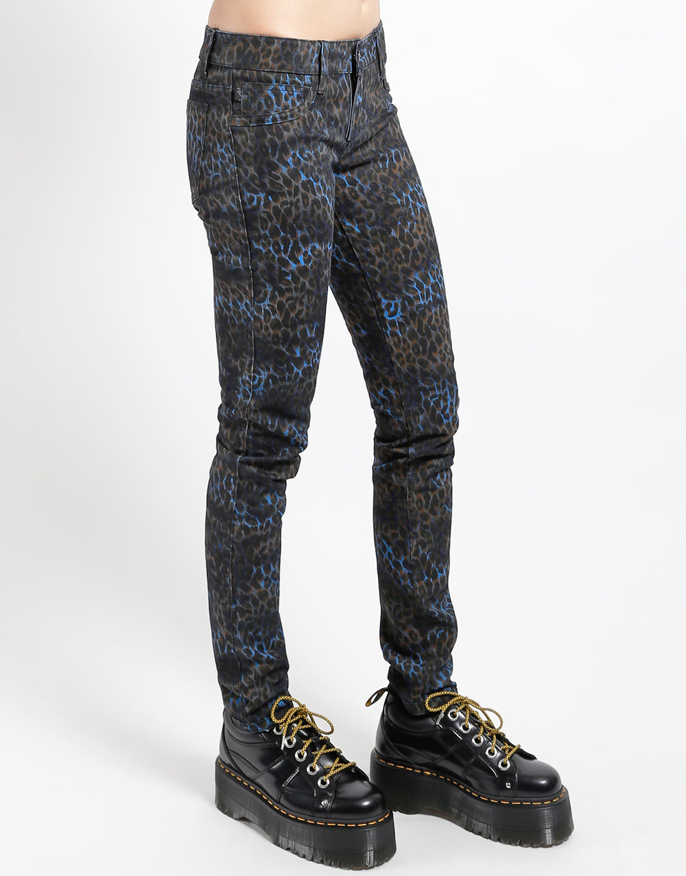 REVERSIBLE JEAN BLUE CHEETAH