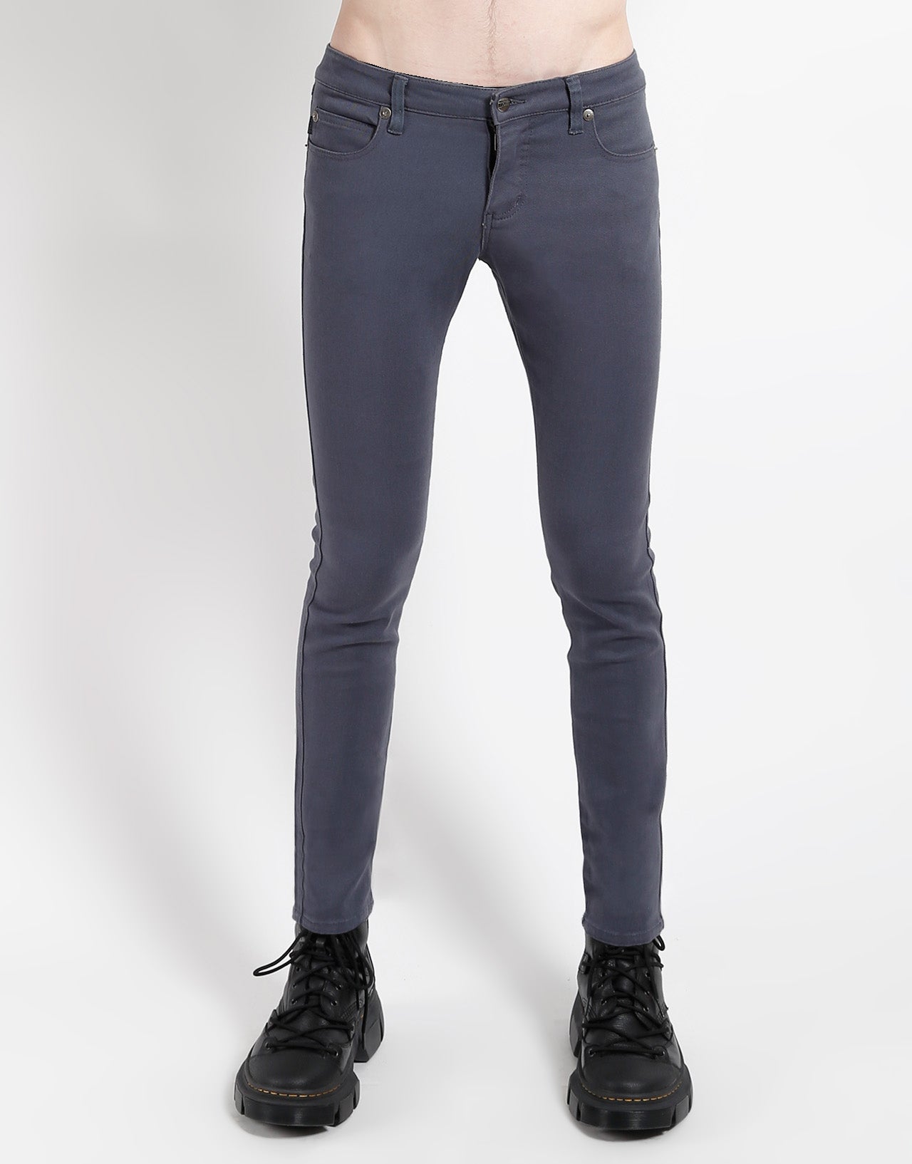 BLACK WASH JEAN CHARCOAL GREY