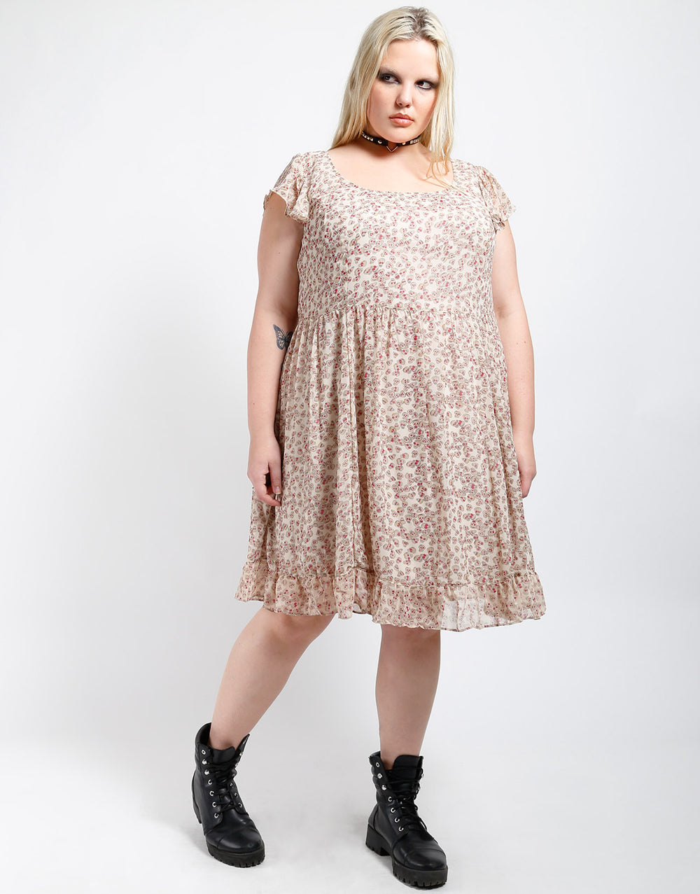 PLUS SIZE SOOKIE SKULL DRESS