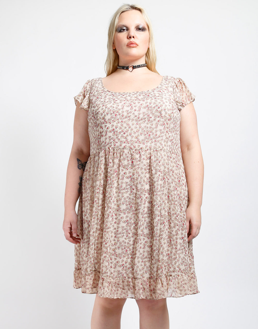 PLUS SIZE SOOKIE SKULL DRESS