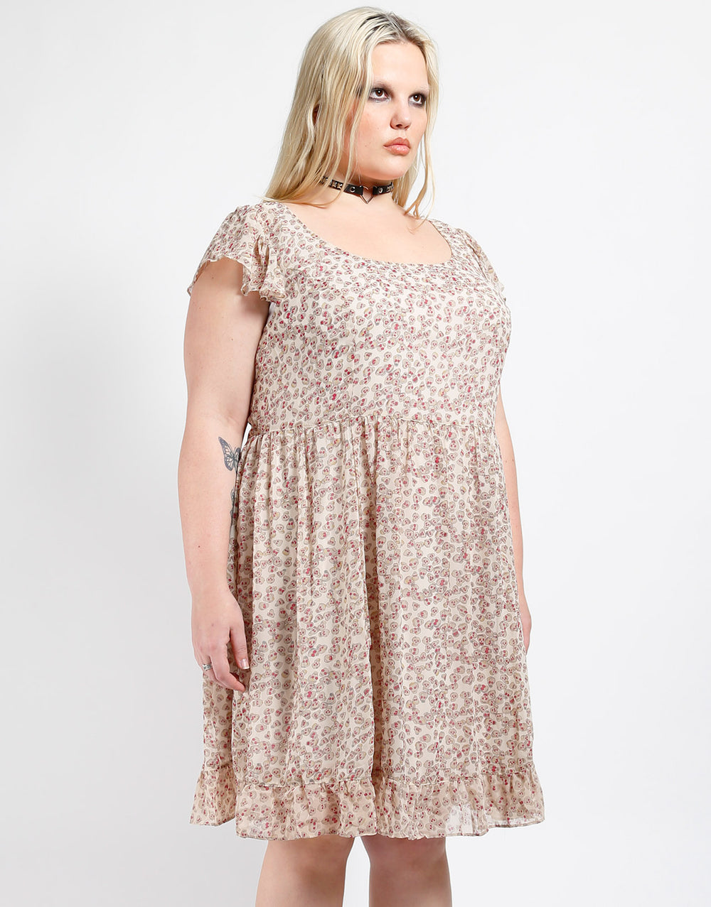 PLUS SIZE SOOKIE SKULL DRESS