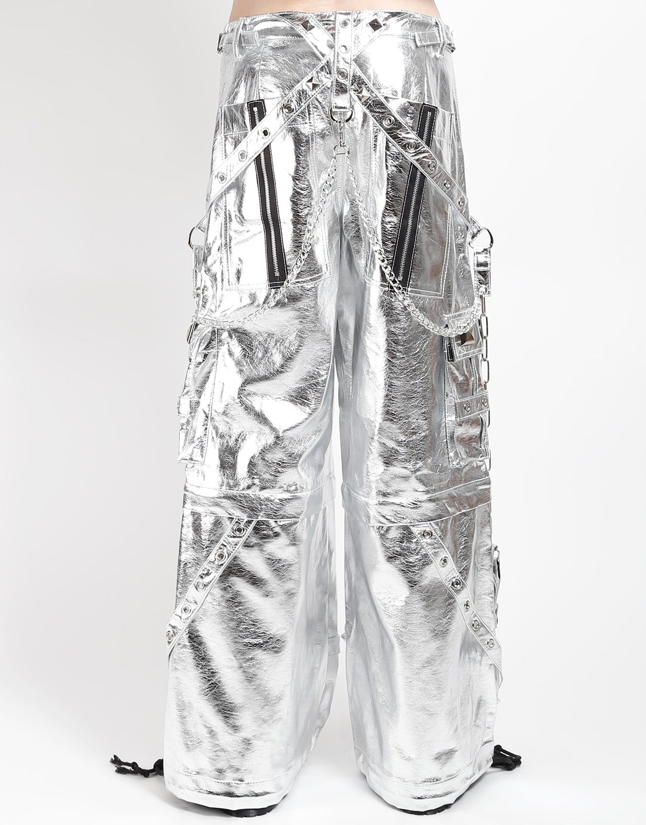 METALLIC SILVER STAR POWER PANT – TRIPP NYC