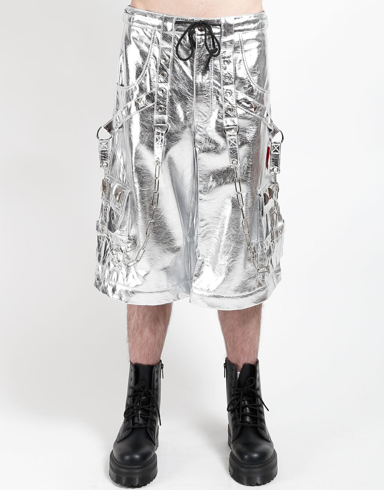 METALLIC SILVER STAR POWER PANT – TRIPP NYC