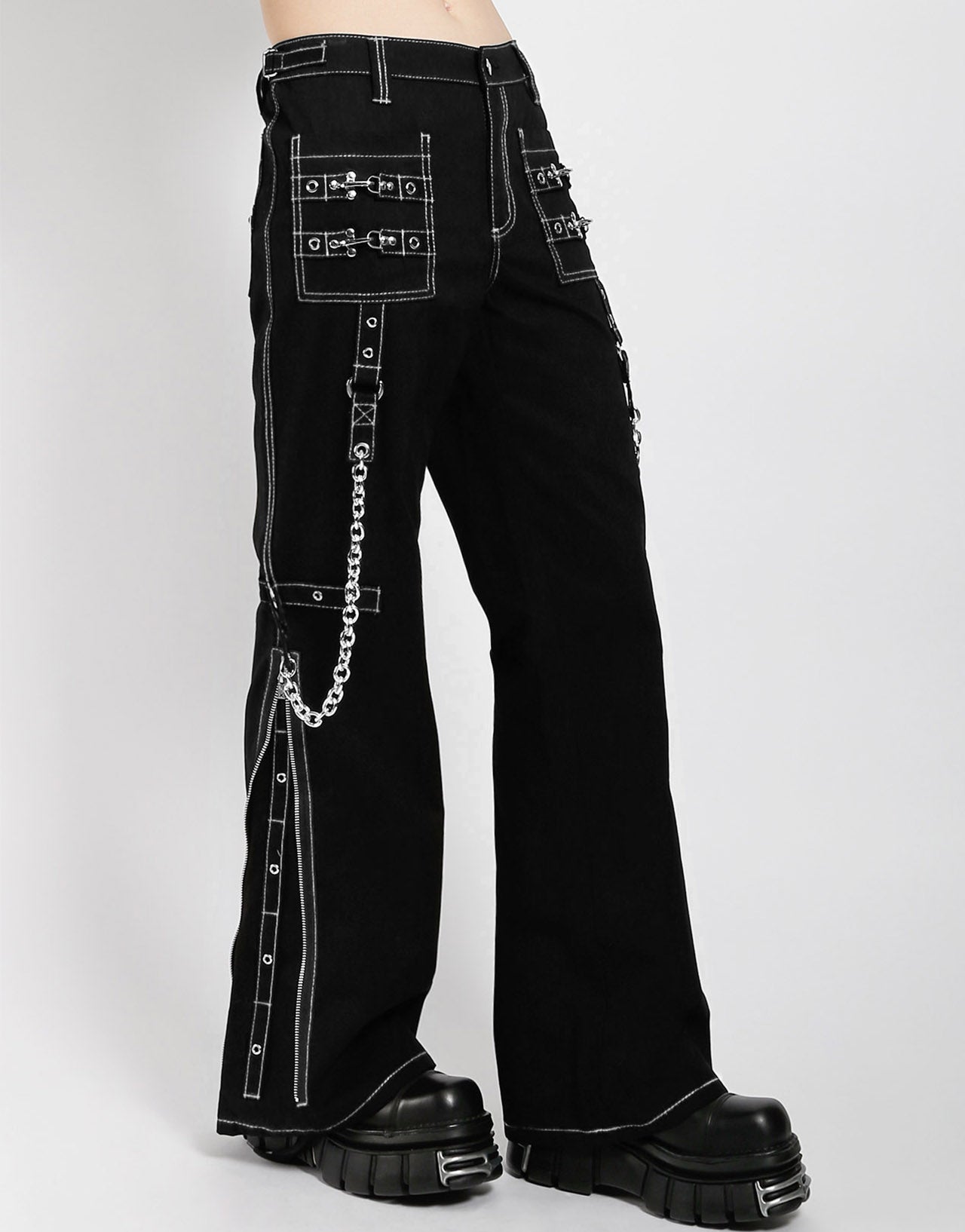NIGHT PANT WHITE STITCH – TRIPP NYC