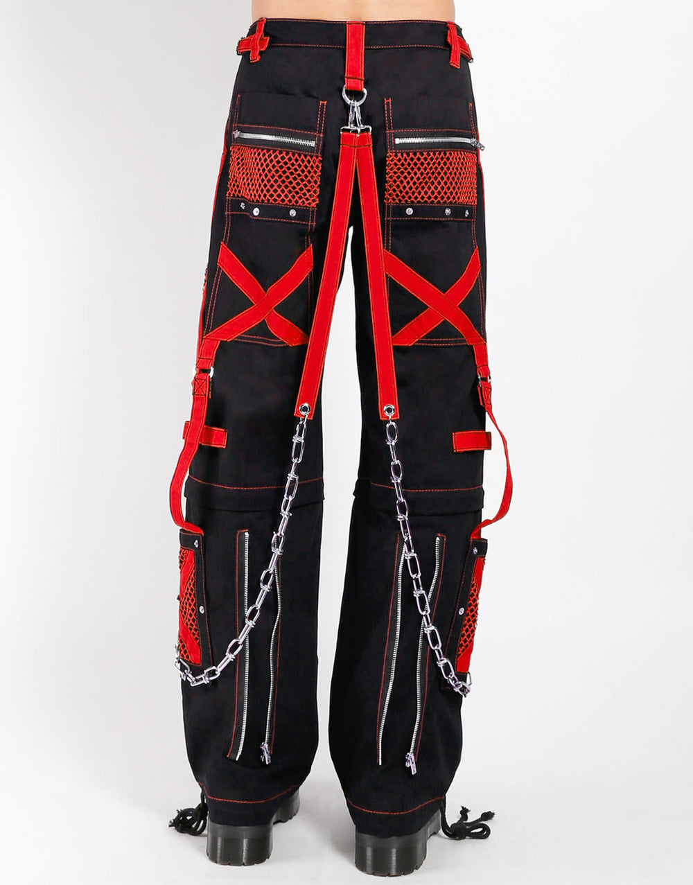 Tripp NYC - Symbol Pants Black & Red NEW