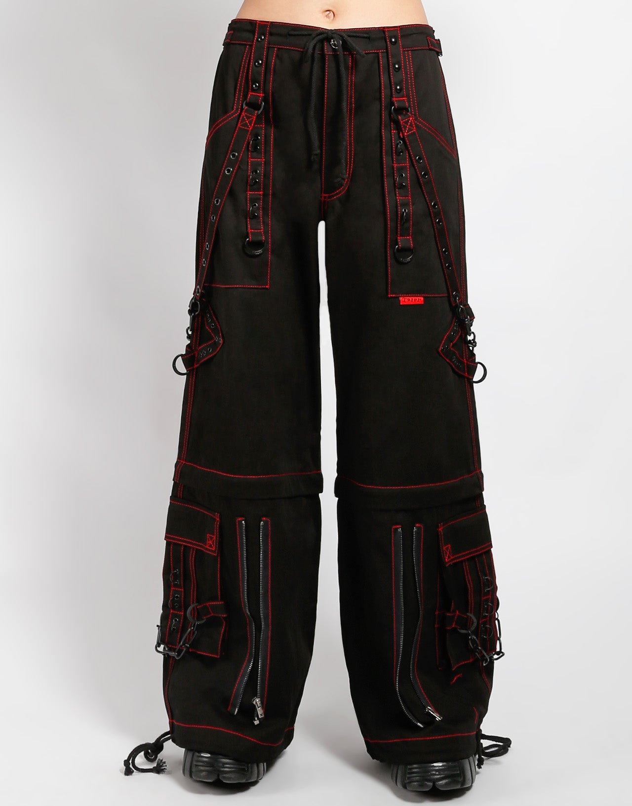 TRIPP NYC 白 カーゴパンツ Lサイズ Tripp NYC - レア tripp nyc チェックパンツ イエロー サイズ30