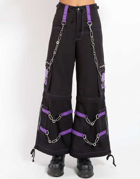 SKULL ZIP OFF PANT PURPLE – TRIPP NYC