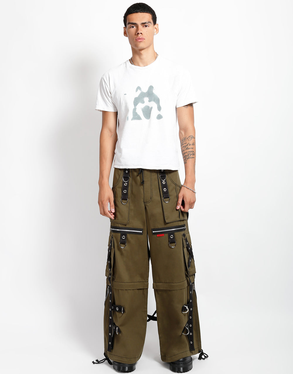 X-STRAP ZIP OFF PANT - ARMY