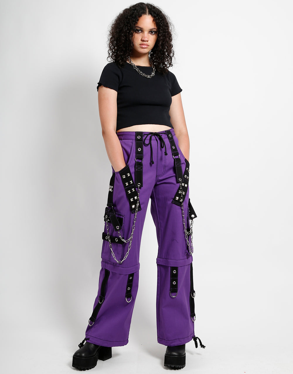 DARK CUFF PANT PURPLE