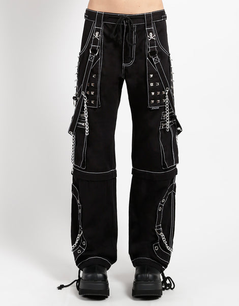 STEP CHAIN PANT WITH WHITE STITCH – TRIPP NYC