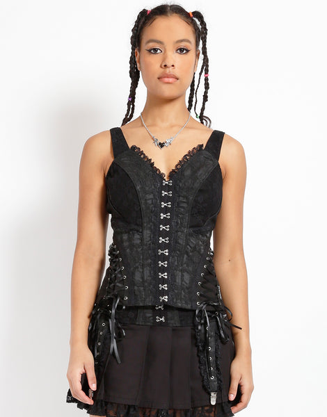 TRIPP NYC - ENCHANTED CORSET BLACK