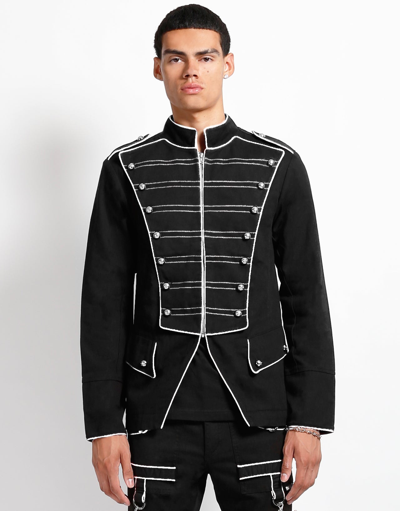 Jacket State Band MY BAND JACKET WHITE – TRIPP NYC