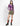 LADIES LONG SLEEVE FISHNET PURPLE