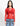 LADIES LONG SLEEVE FISHNET RED