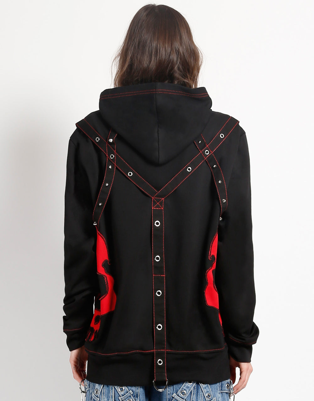 SCARE HOODY RED