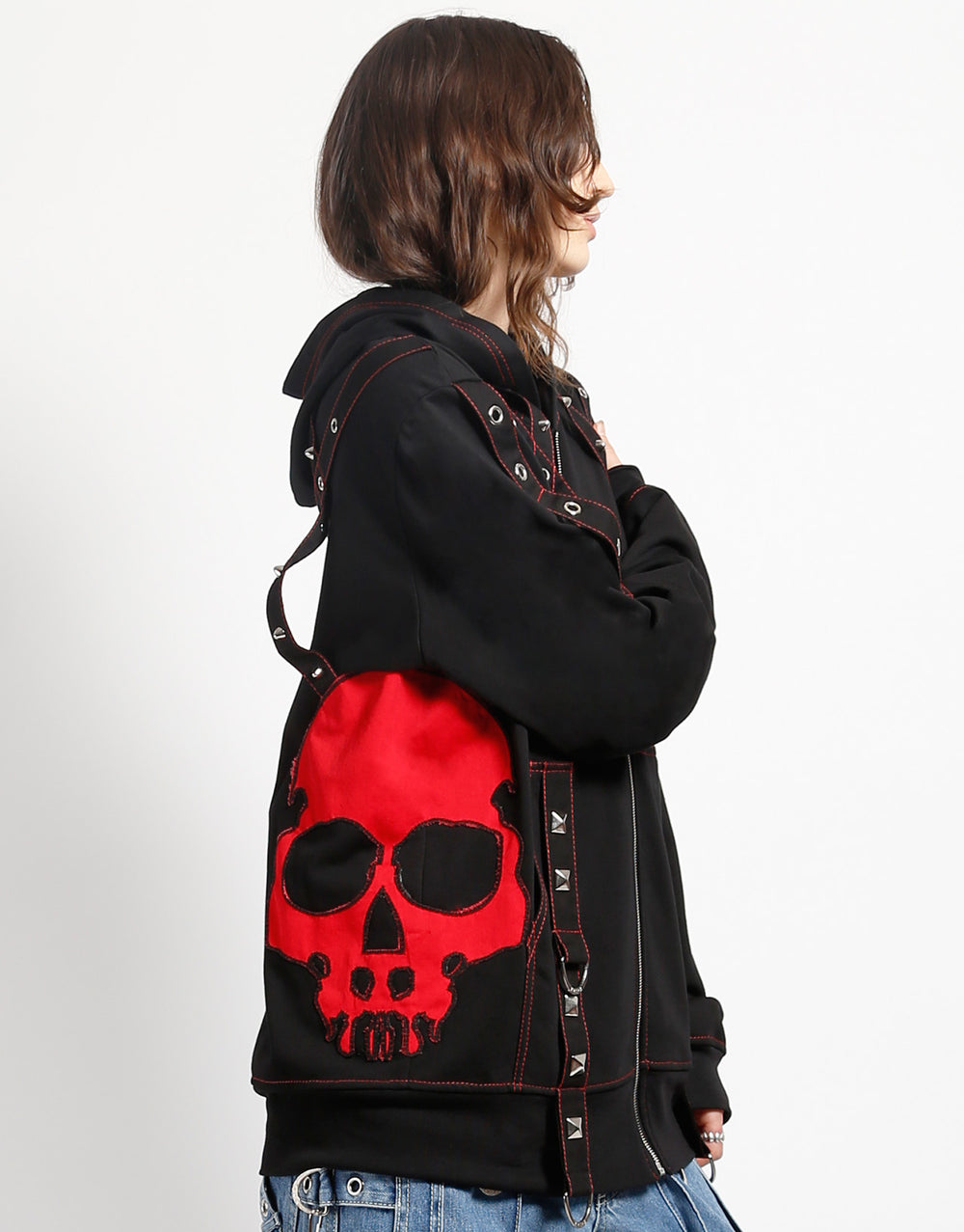 SCARE HOODY RED