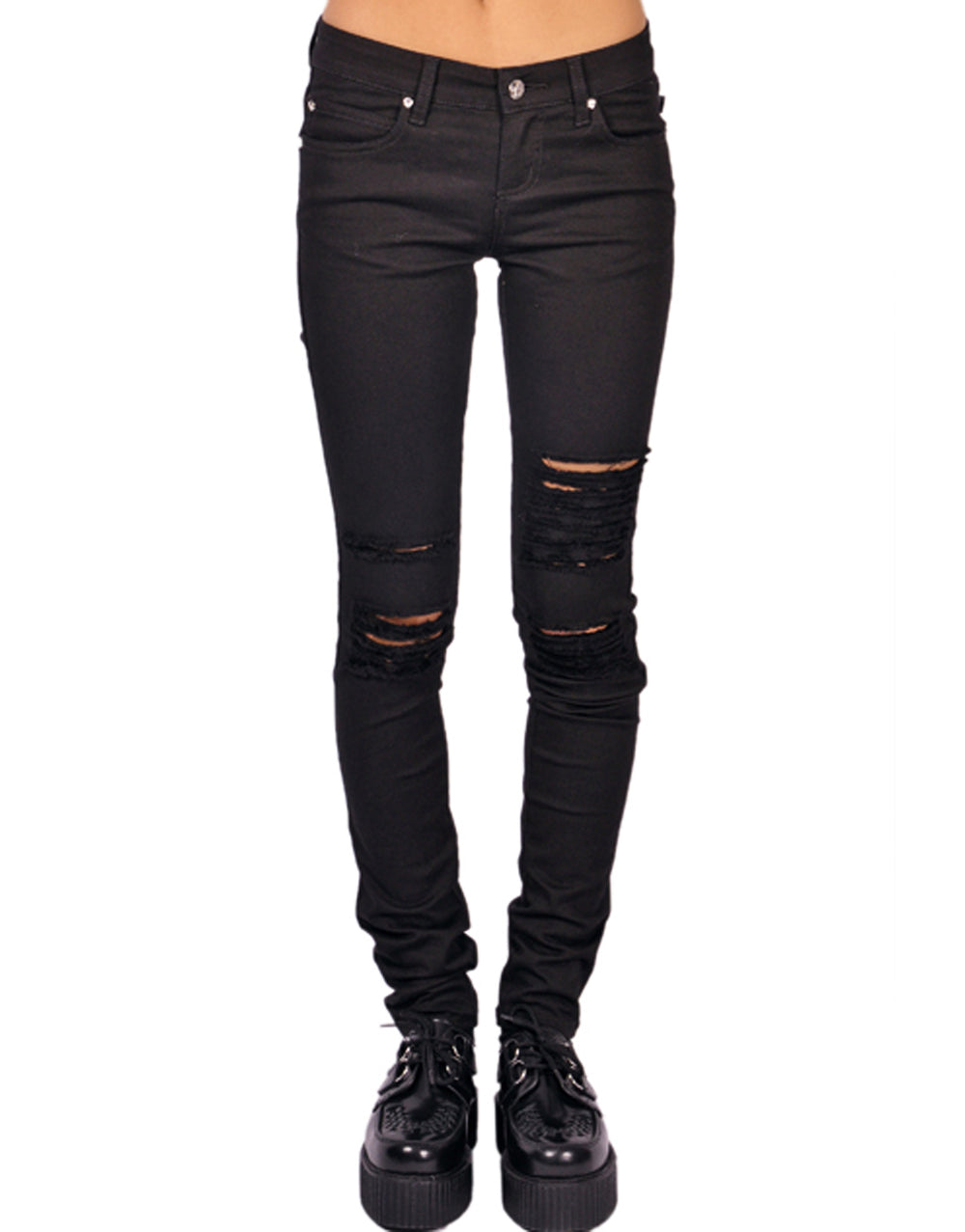 KNEE SLIT JEAN