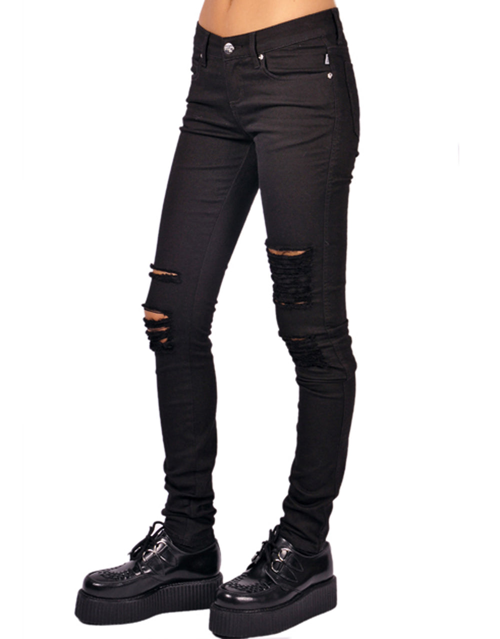 KNEE SLIT JEAN