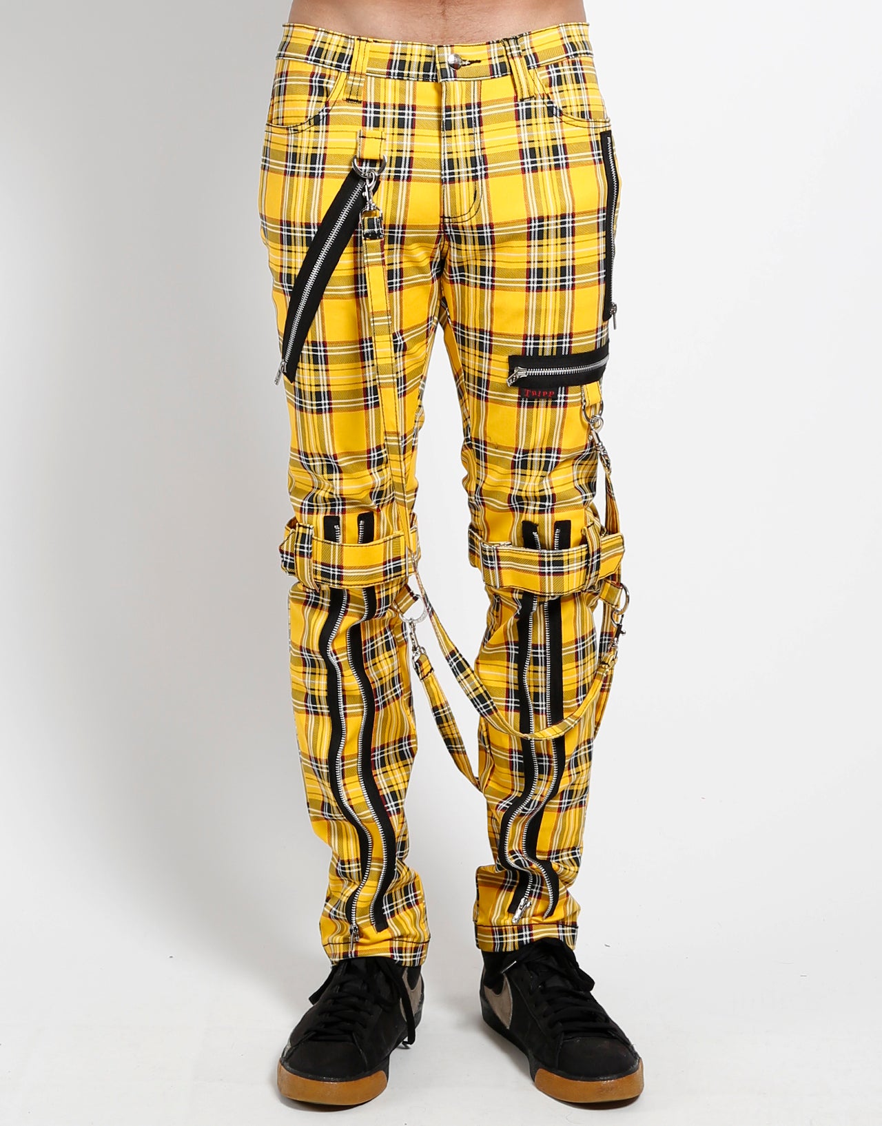 TRIPP NYC - BONDAGE PANT YELLOW PLAID