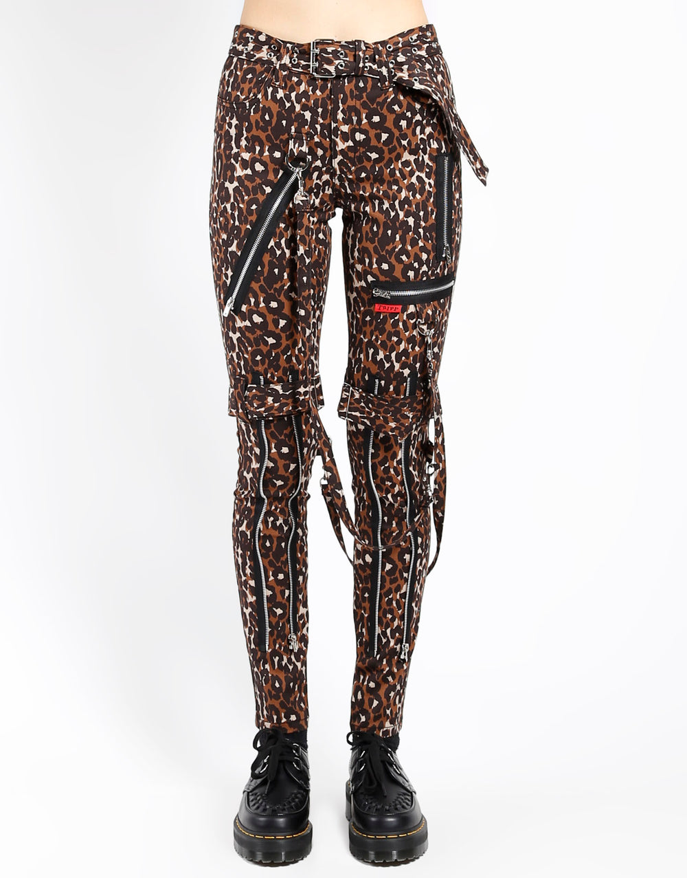 CLASSIC BONDAGE PANT BROWN LEOPARD