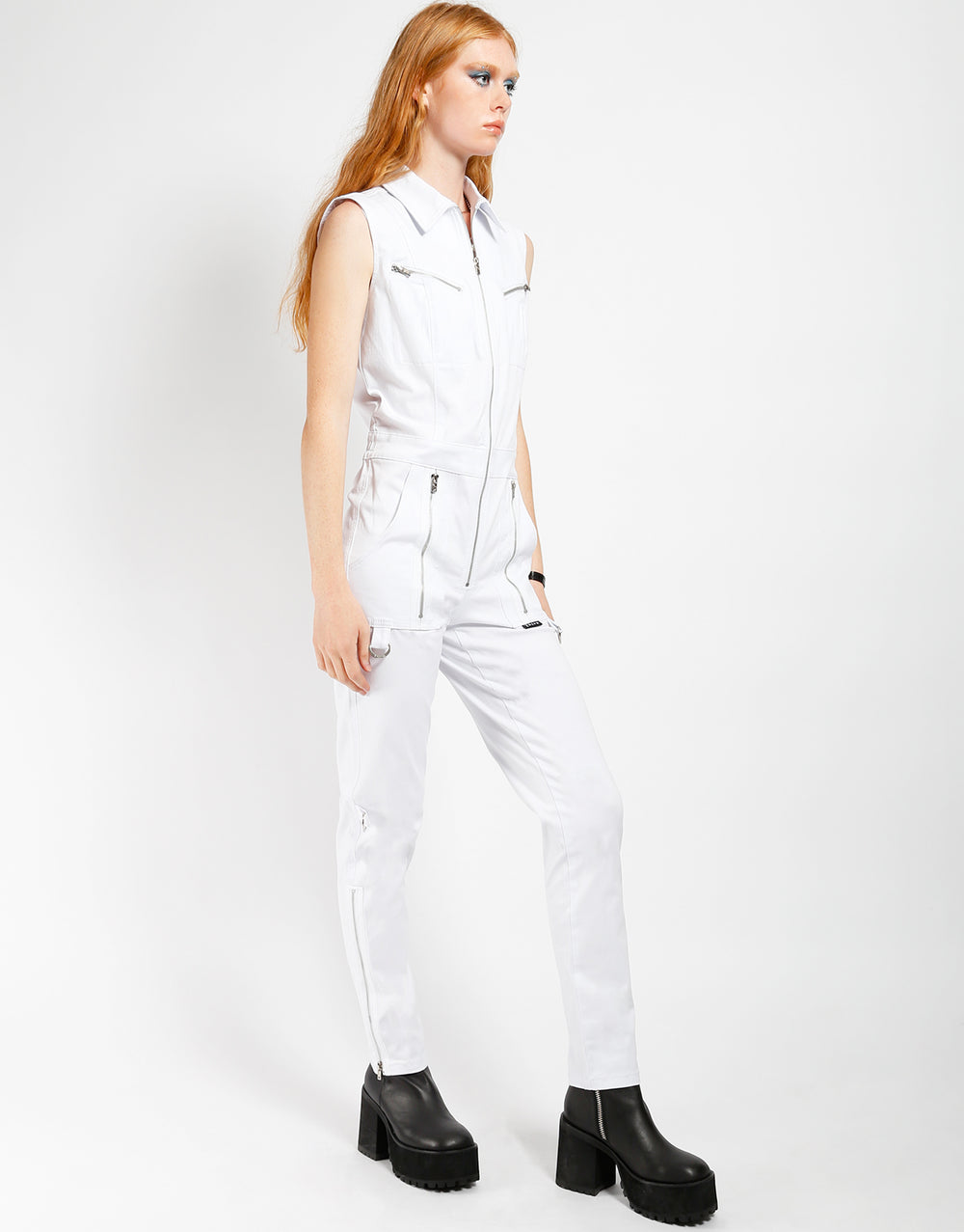 ALL YOU CAN BE JUMPSUIT WHITE