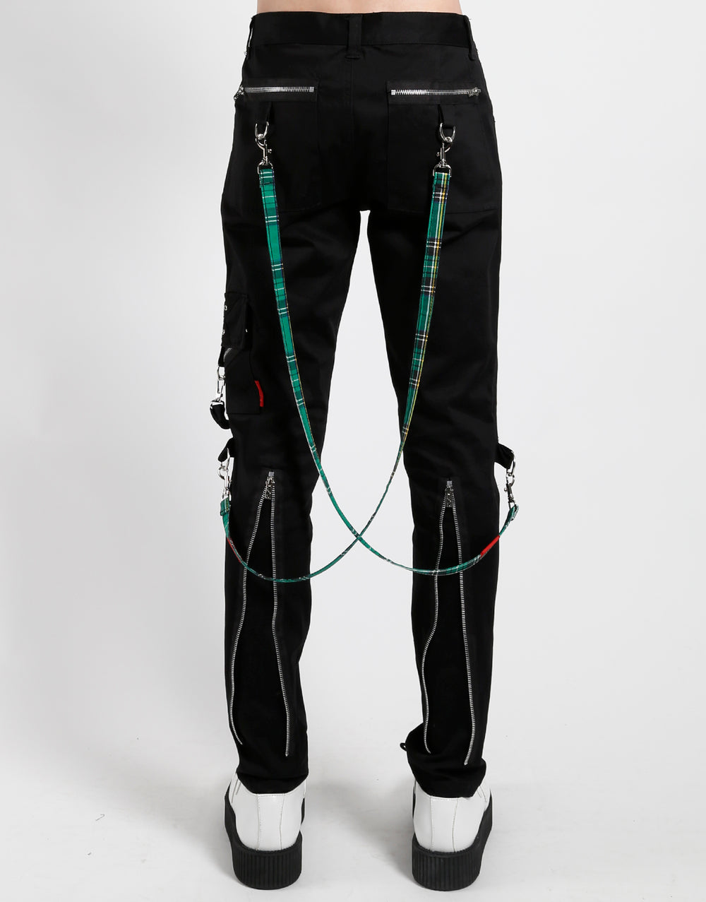 Black Wash Denim X-Strap Pant – ShirtsNThingsAZ