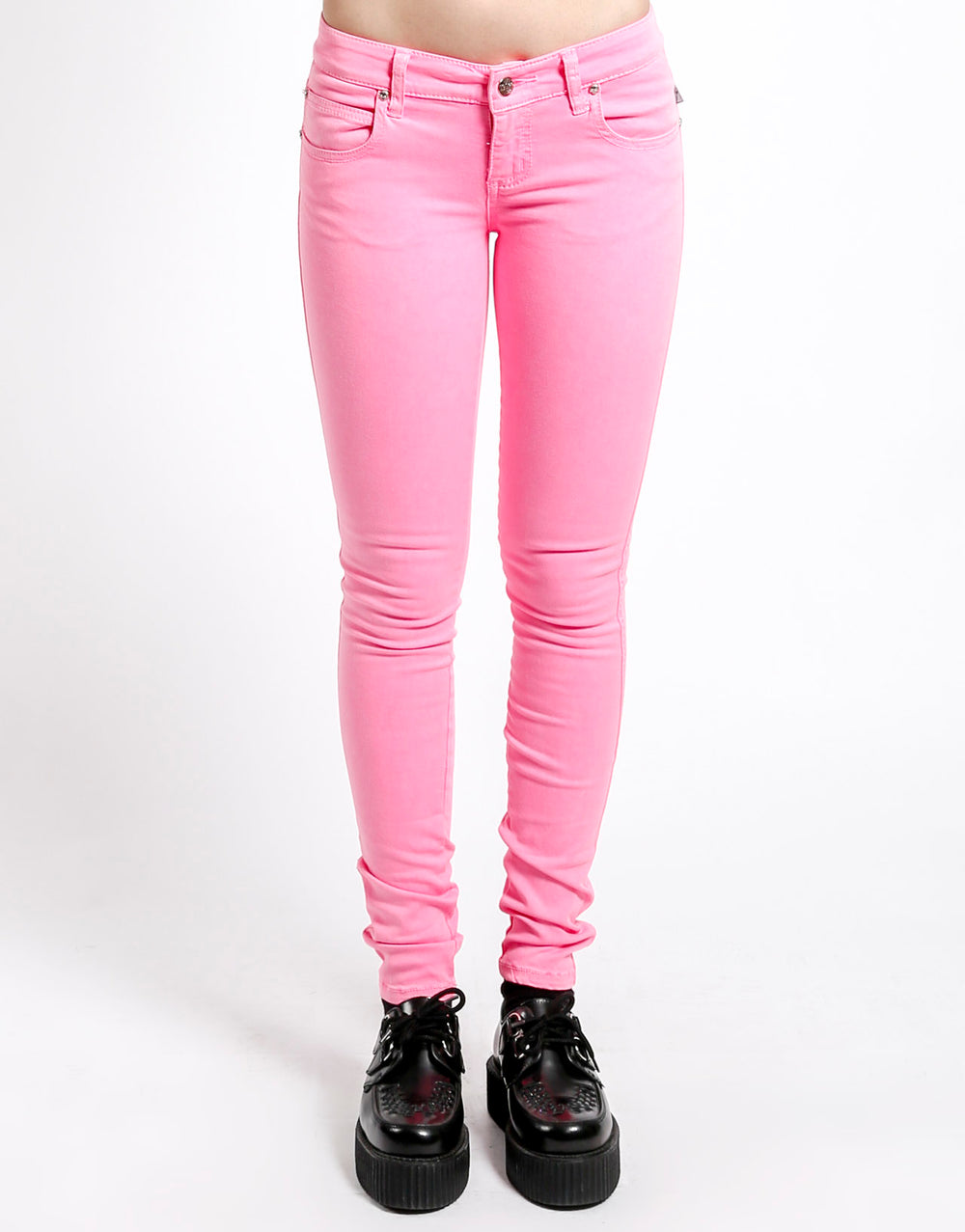 Womens Pink Jeans, Ladies Pink Skinny Jeans