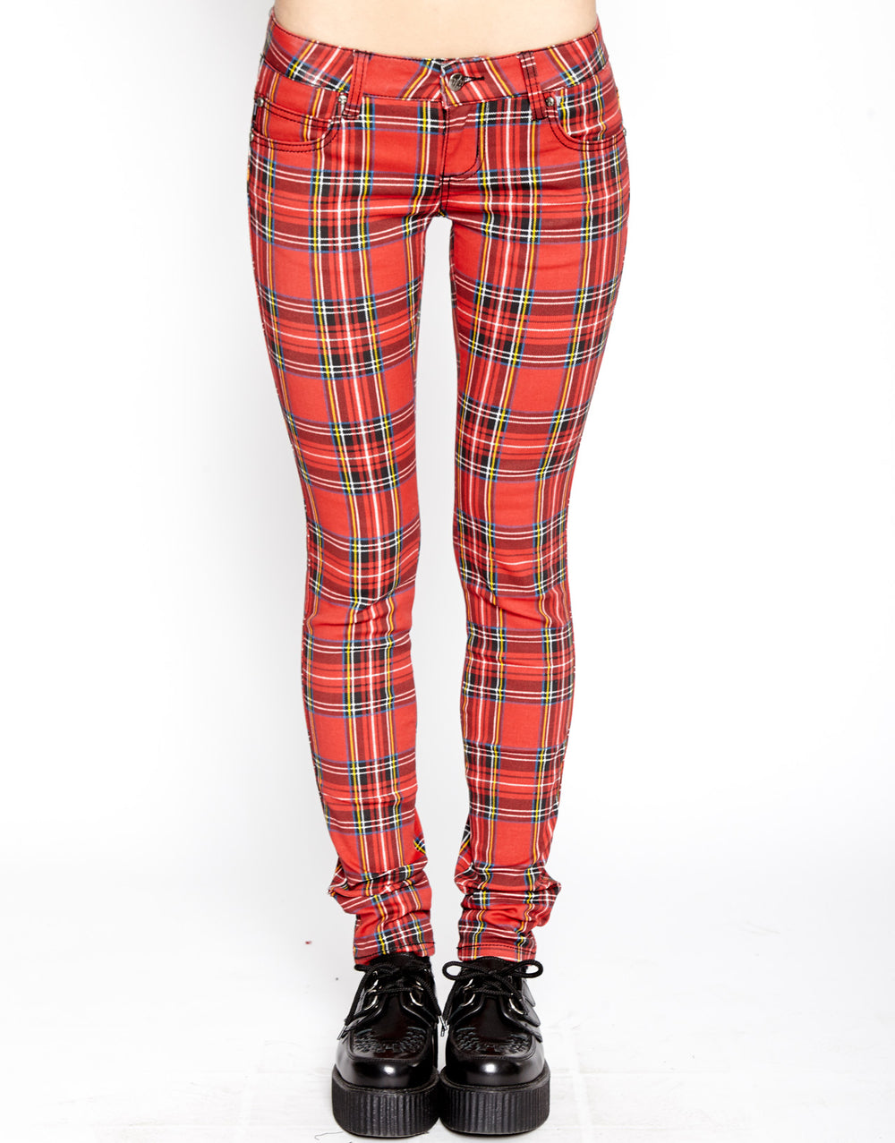 RED PLAID T-BACK