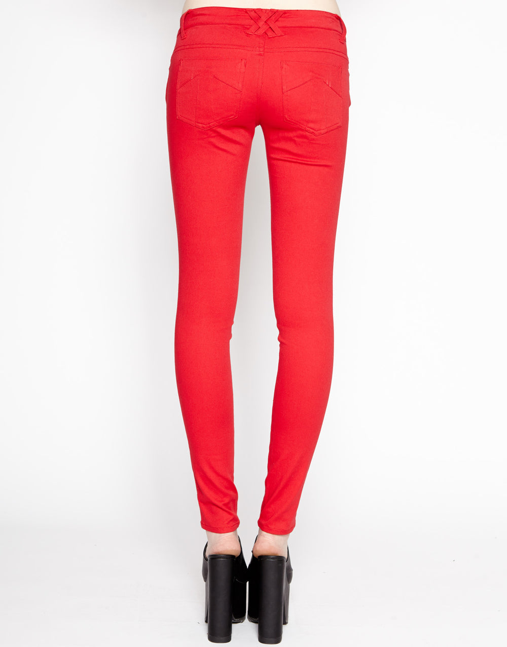 RED T-BACK JEAN