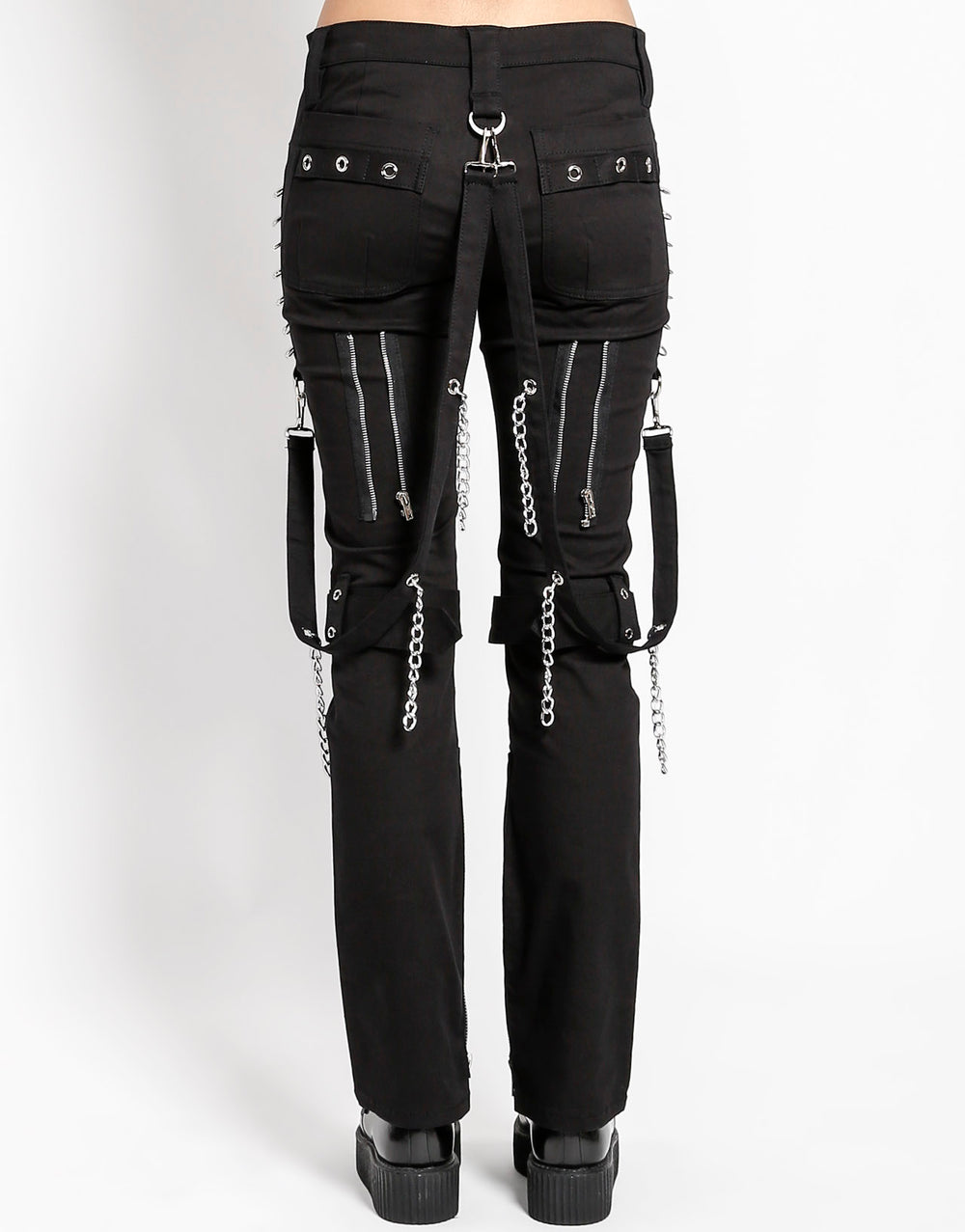 Tripp NYC - Men's Multi-strap studded pant Slim fit
