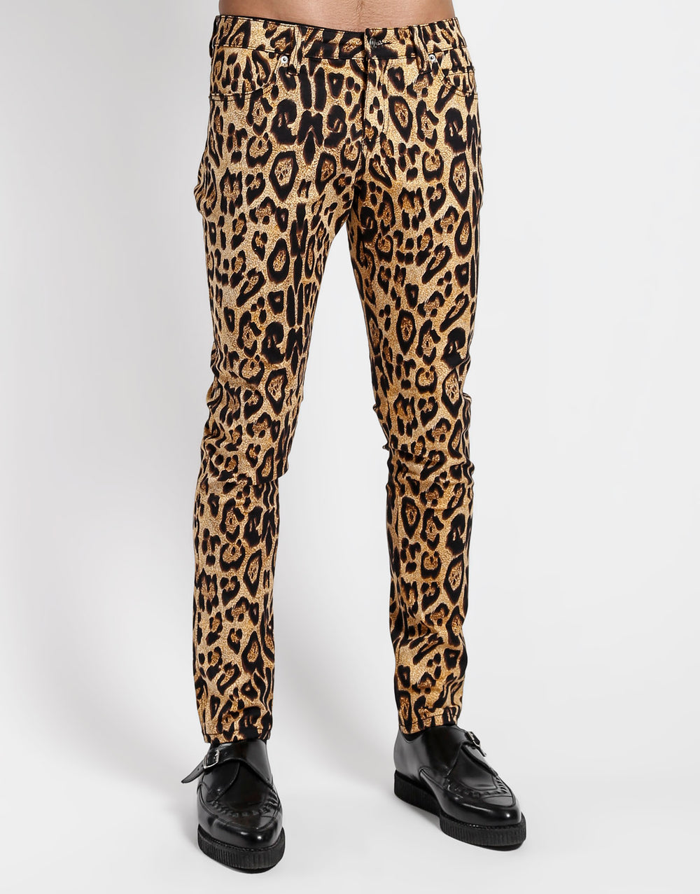Love To Stand - Beige Leopard Print Trousers – DLSB
