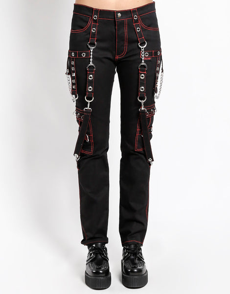 TRIPP NYC - NO EXCUSE PANT RED