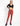 HIGH WAIST T-BACK JEAN RED PLAID