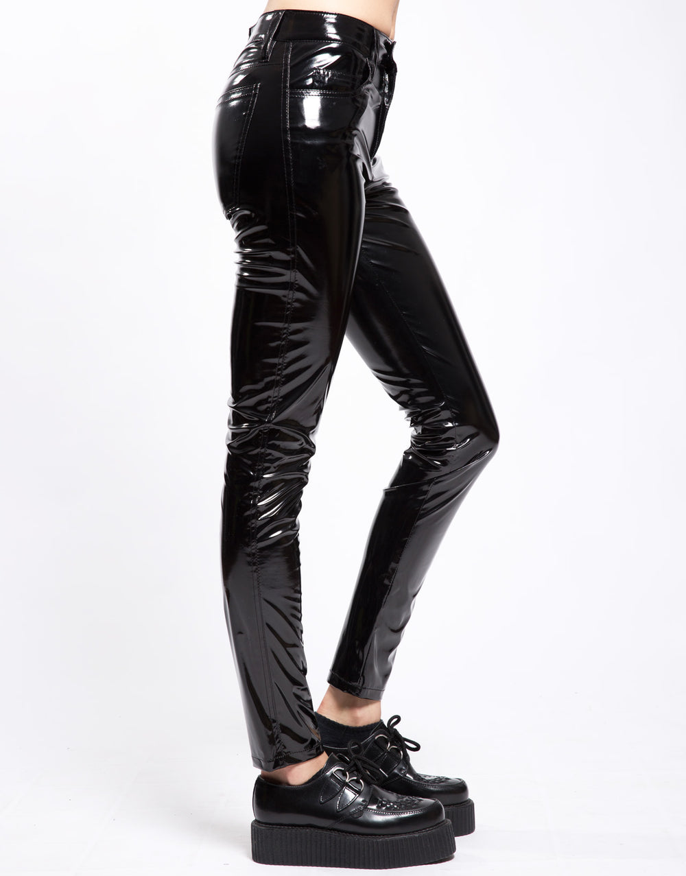 Aggregate more than 129 high waisted vinyl trousers